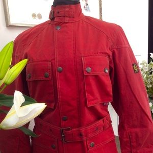 Belstaff Roadster Red Jacket Size 42.
